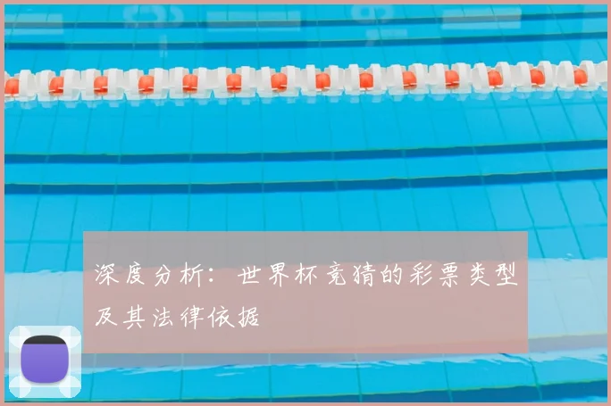 深度分析：世界杯竞猜的彩票类型及其法律依据