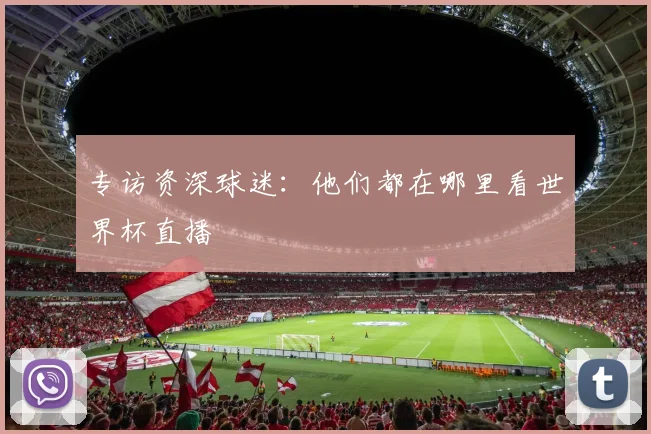 专访资深球迷:他们都在哪里看世界杯直播