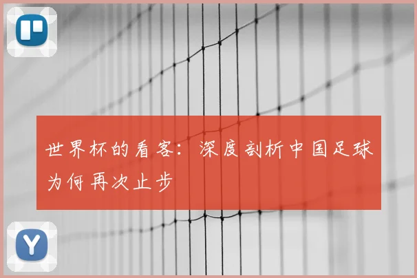 世界杯的看客:深度剖析中国足球为何再次止步
