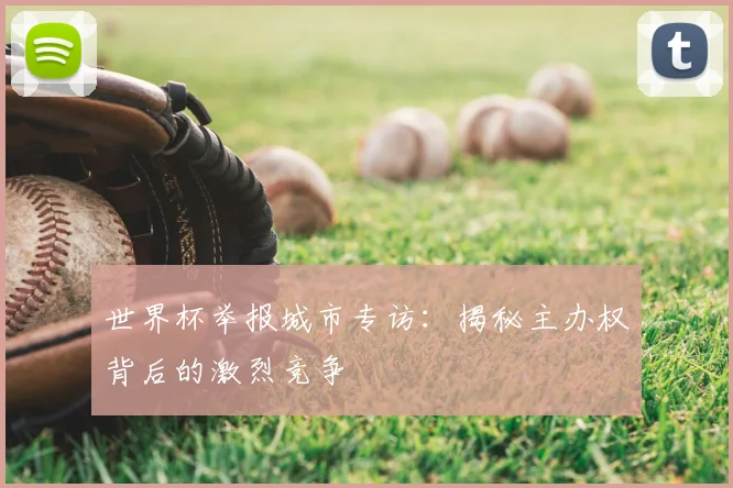 世界杯举报城市专访:揭秘主办权背后的激烈竞争